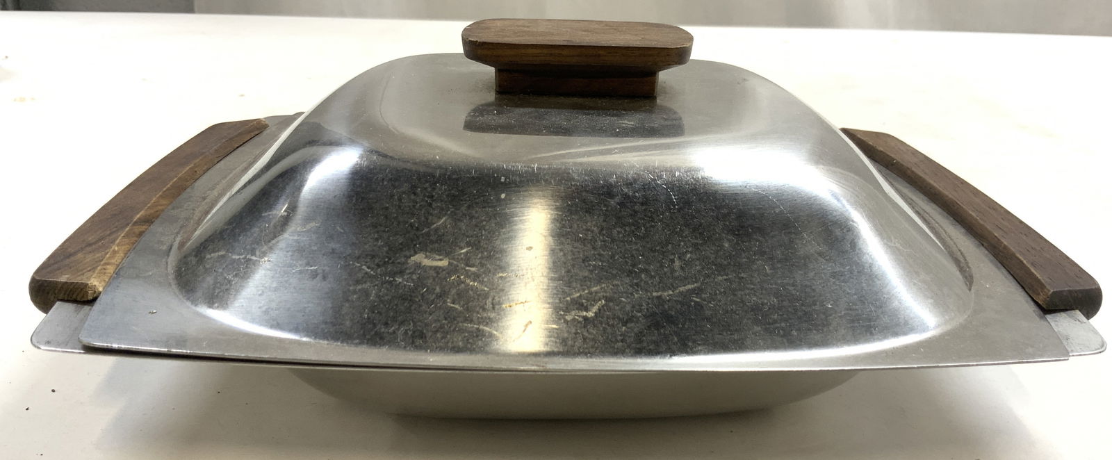 Lundtofte Denmark Tray W Lid & Rosewood Handles (1 of 7)