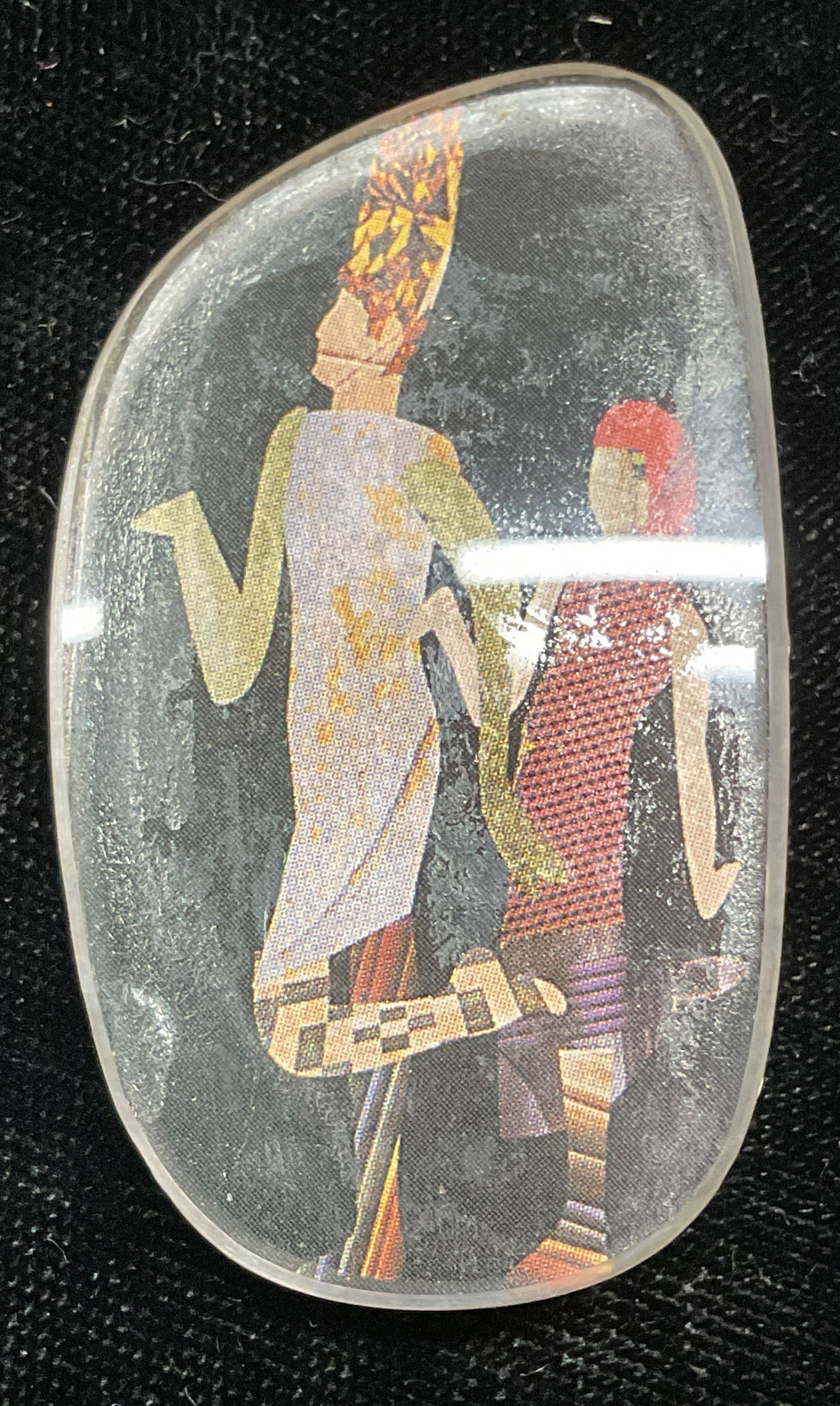 Handmade Acrylic Figural Brooch (1 of 7)