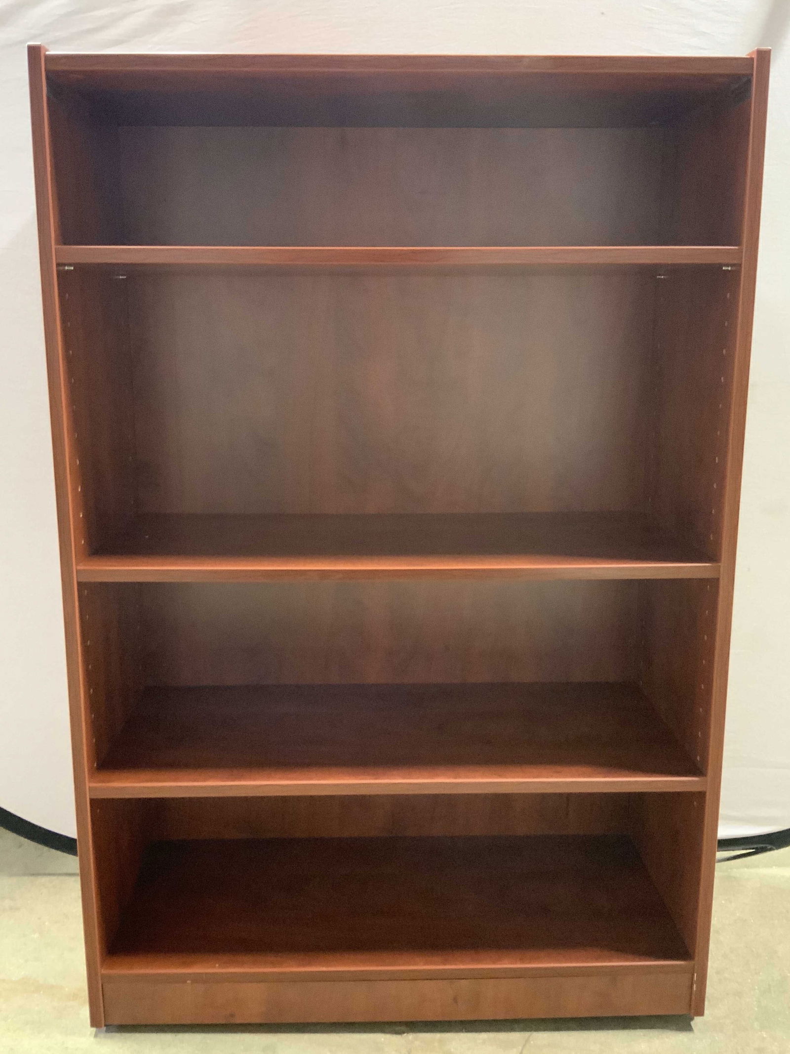 Vintage 3 Shelf Veneer Bookcase (1 of 8)