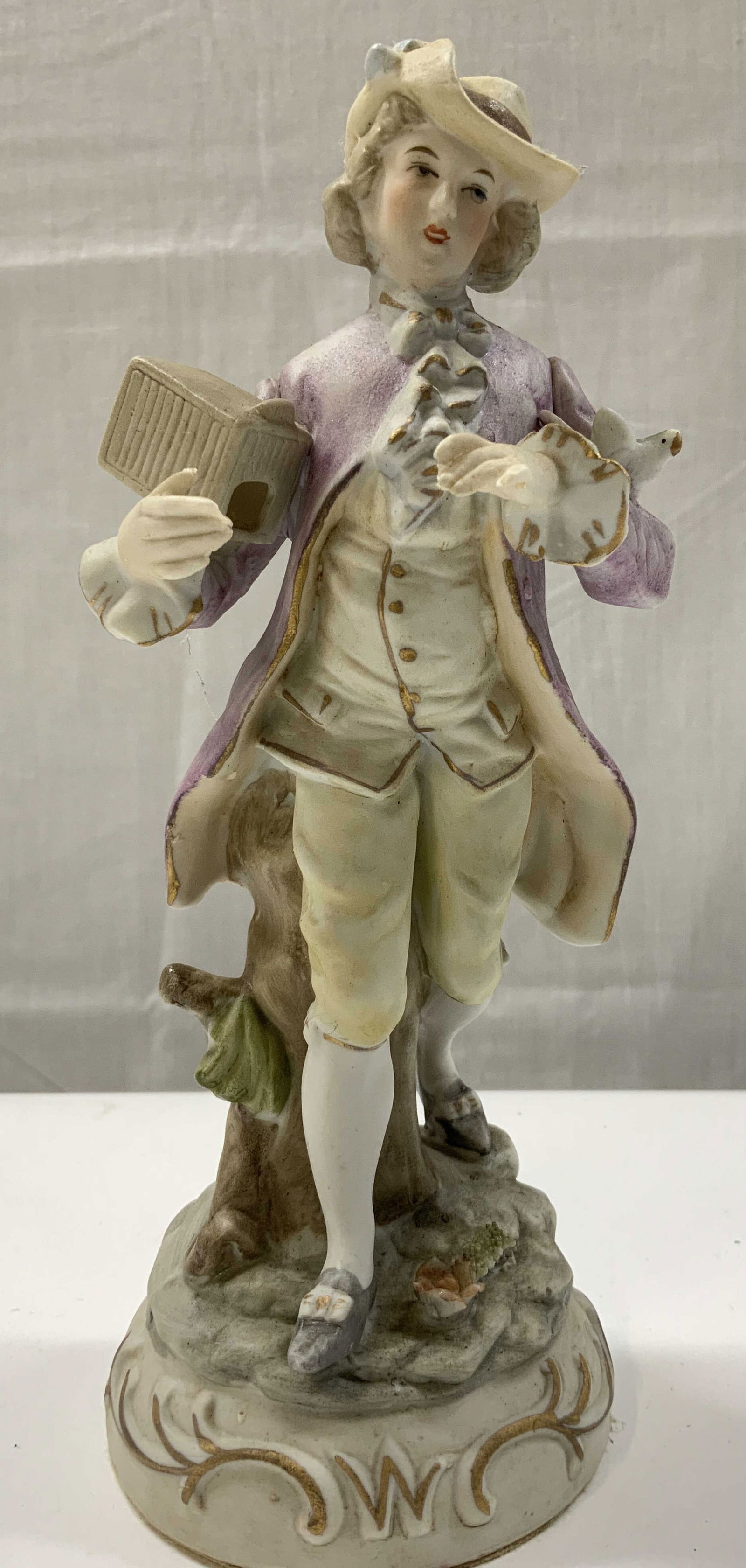 Vintage Porcelain 18th Century Man Figurine (1 of 7)