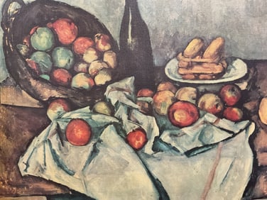 Paul Cezanne Basket of Apples Canvas Print