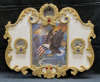Haggerty Patriotic American Eagle Carousel Panel