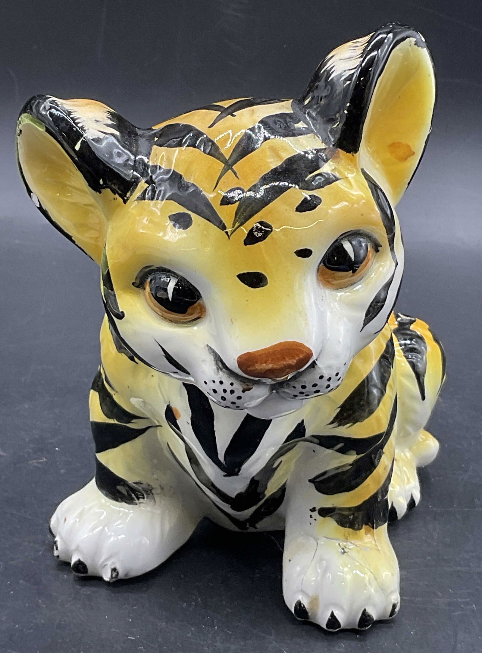 SHAFFORD Vintage Ceramic Tiger Cub Figural (1 of 7)