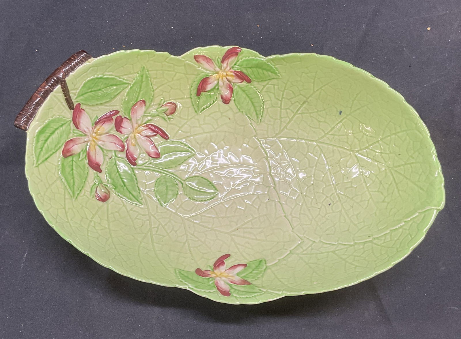 Vtg Carlton Ware Ceramic Apple Blossom Bowl (1 of 7)