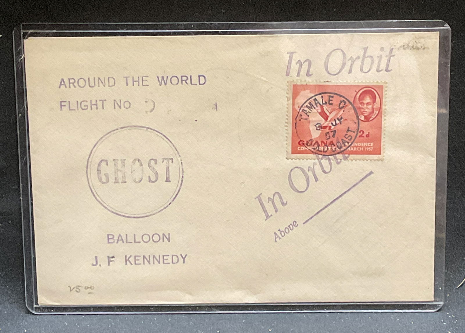 1957 GHOST World Balloon Flight Commem Cover (1 of 6)