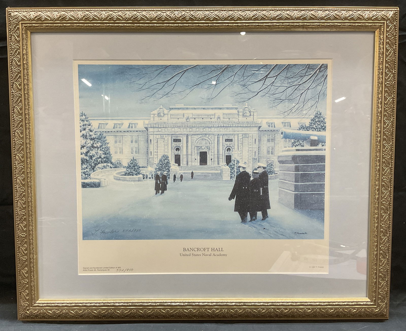 Sgn Ltd Edt T Fowler Naval Academy Lithograph (1 of 7)