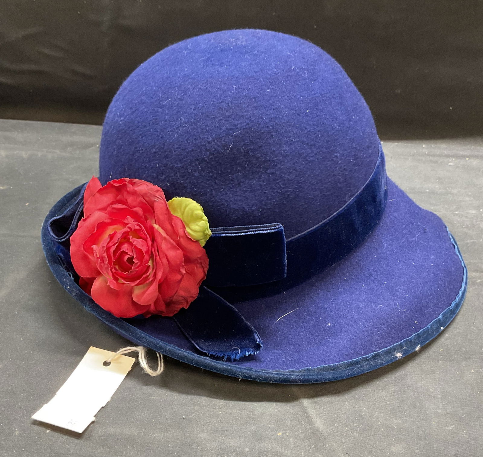 Vintage BETMAR Blue Wool Felt Hat NWT (1 of 6)