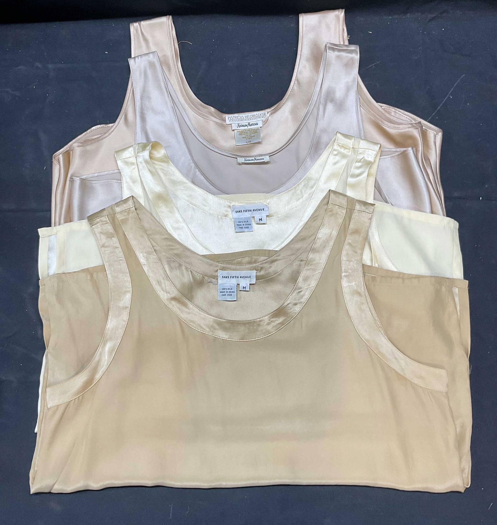 Lot 4 Saks Fifth Ave, Neiman Marcus Silk Tops (1 of 8)