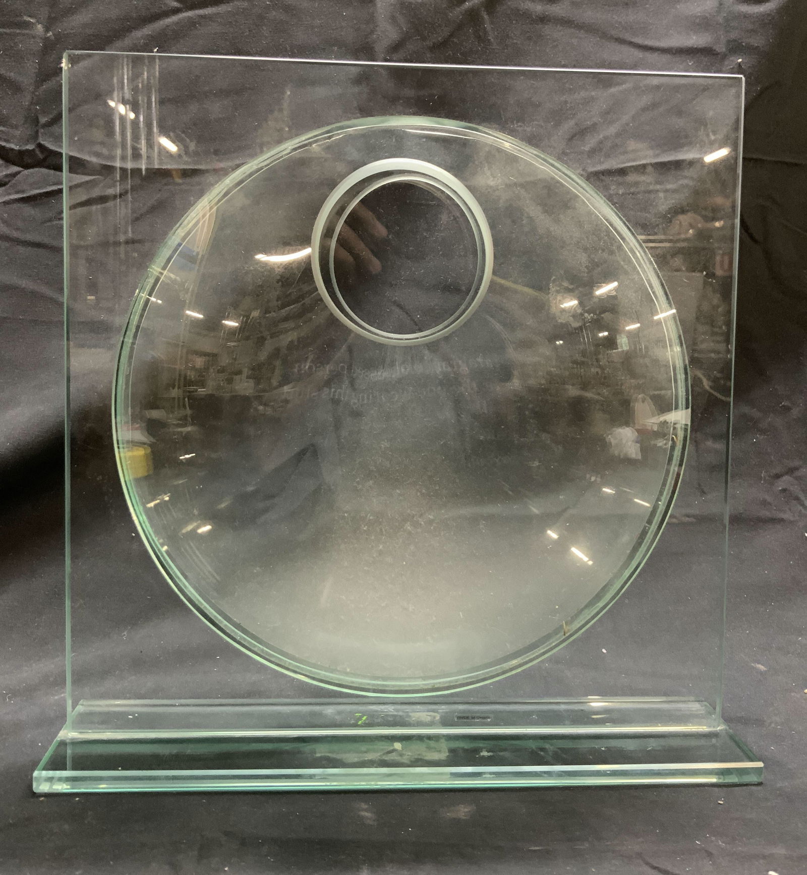 2 Sided Art Glass Decorative Object (1 of 6)