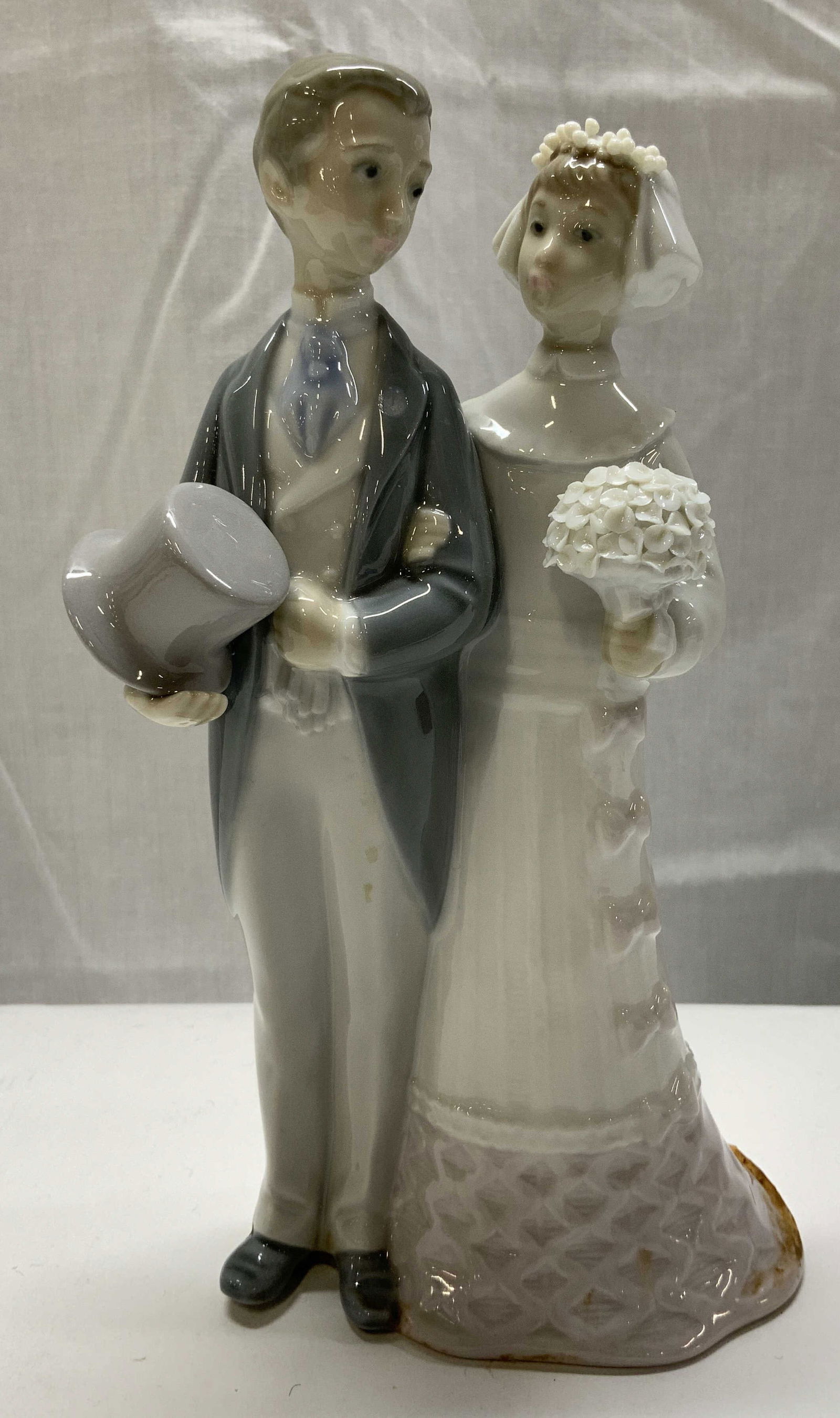 LLADRO Porc Wedding Bride & Groom Figural Spain (1 of 8)