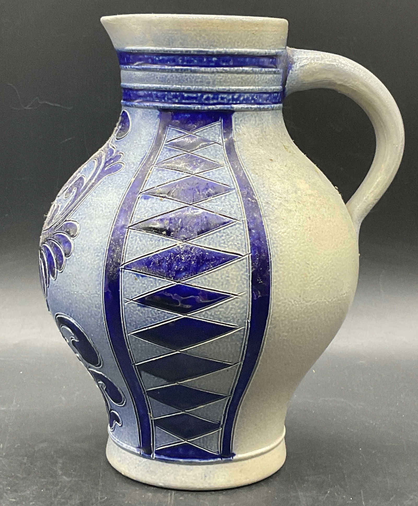 MERKELBACH POTTERY Signed Salt Glazed Pitcher (1 of 7)