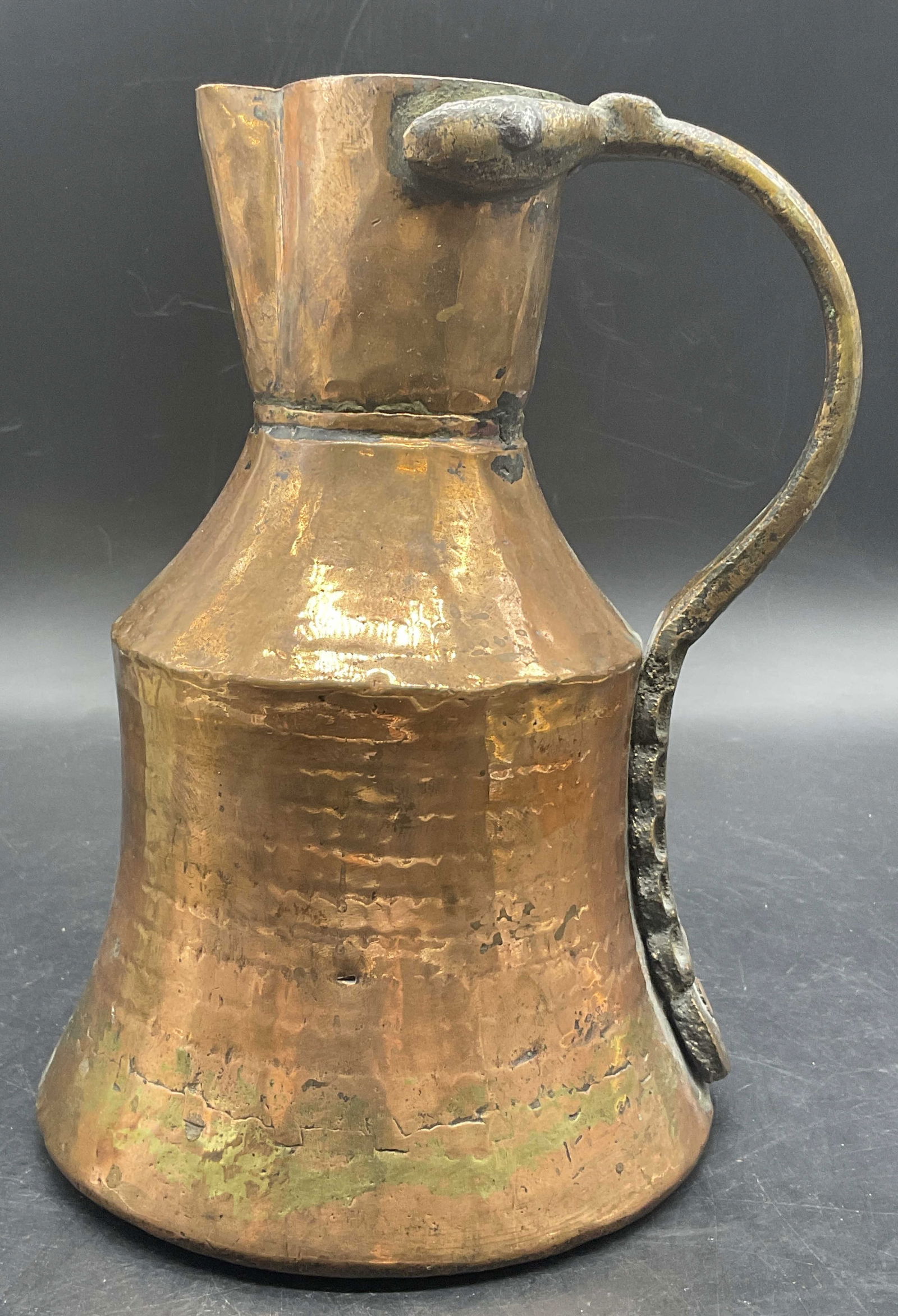 Vintage Hand Forged Copper Pitcher (1 of 7)