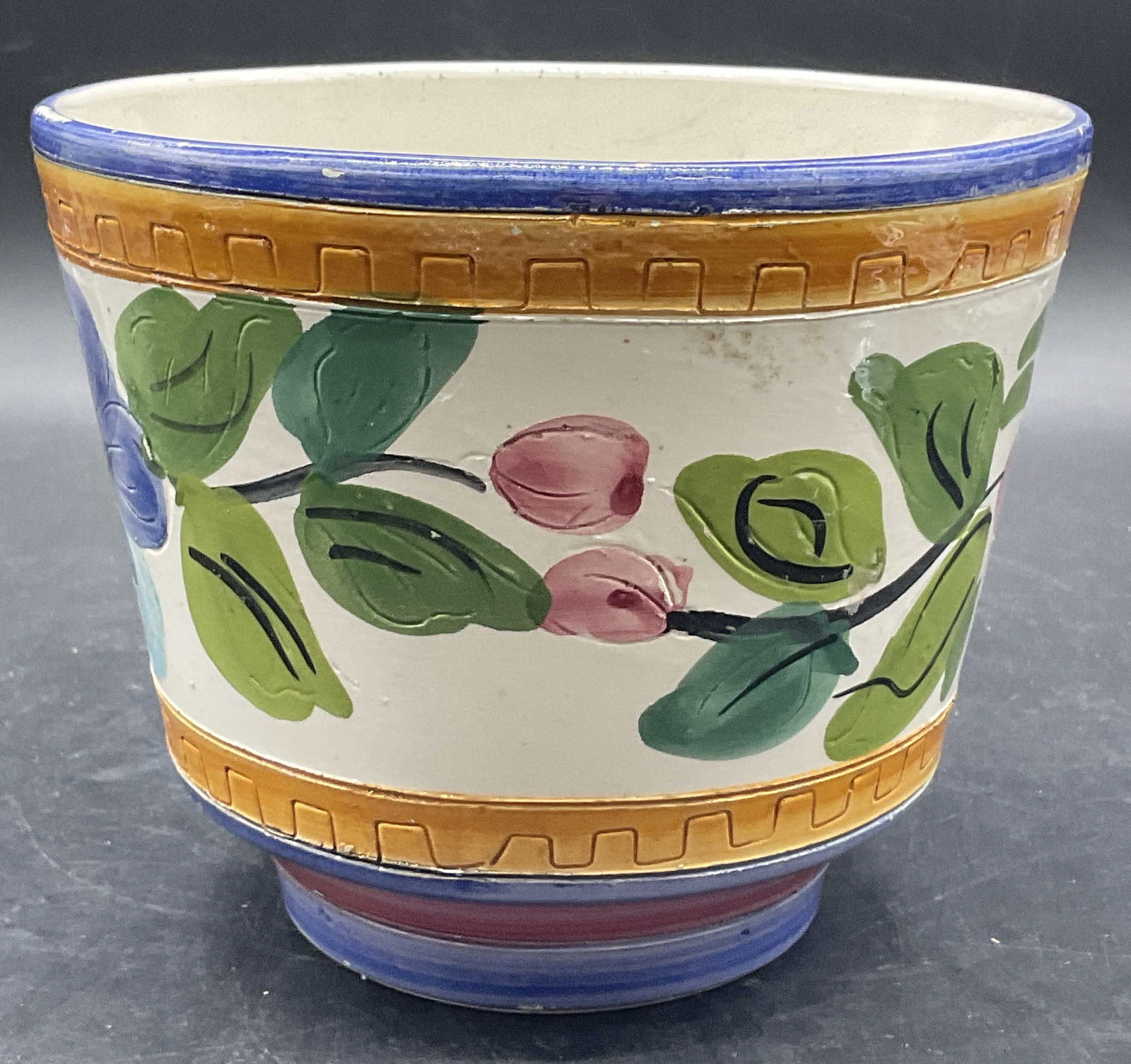 Vintage Hand Painted Ceramic Planter, Italy (1 of 9)