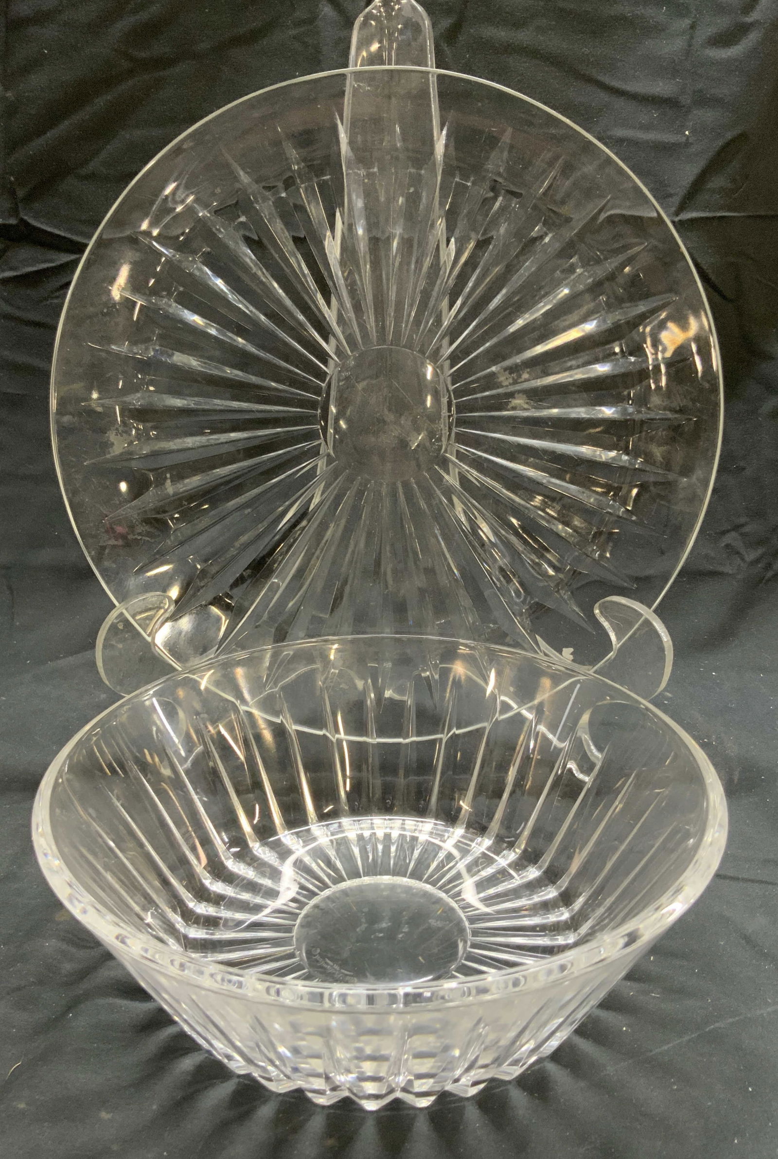 VAL ST LAMBERT Crystal Bowl & Serving Dish (1 of 7)