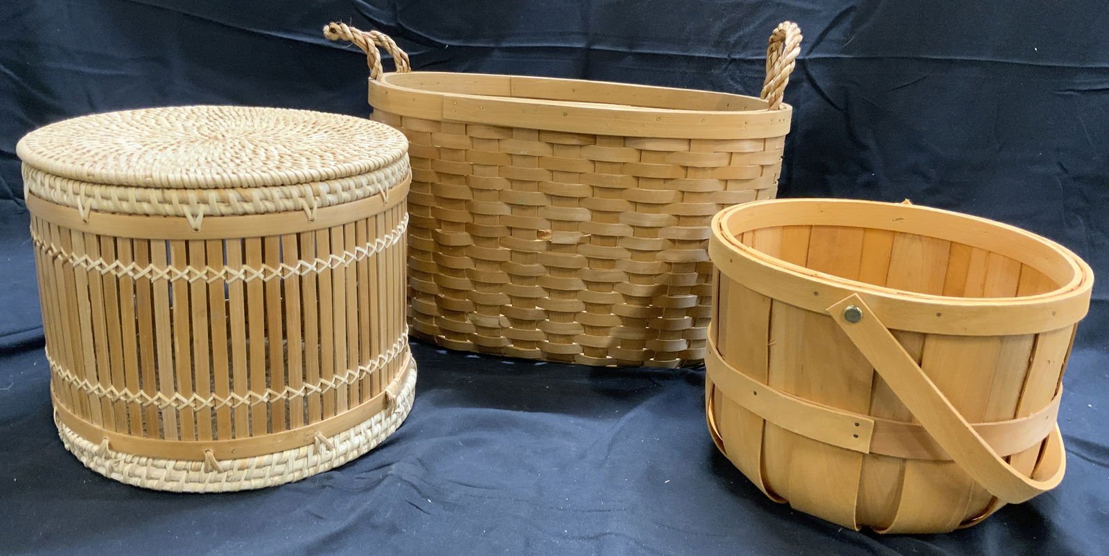 Lot 3 Assorted Baskets & Box (1 of 6)