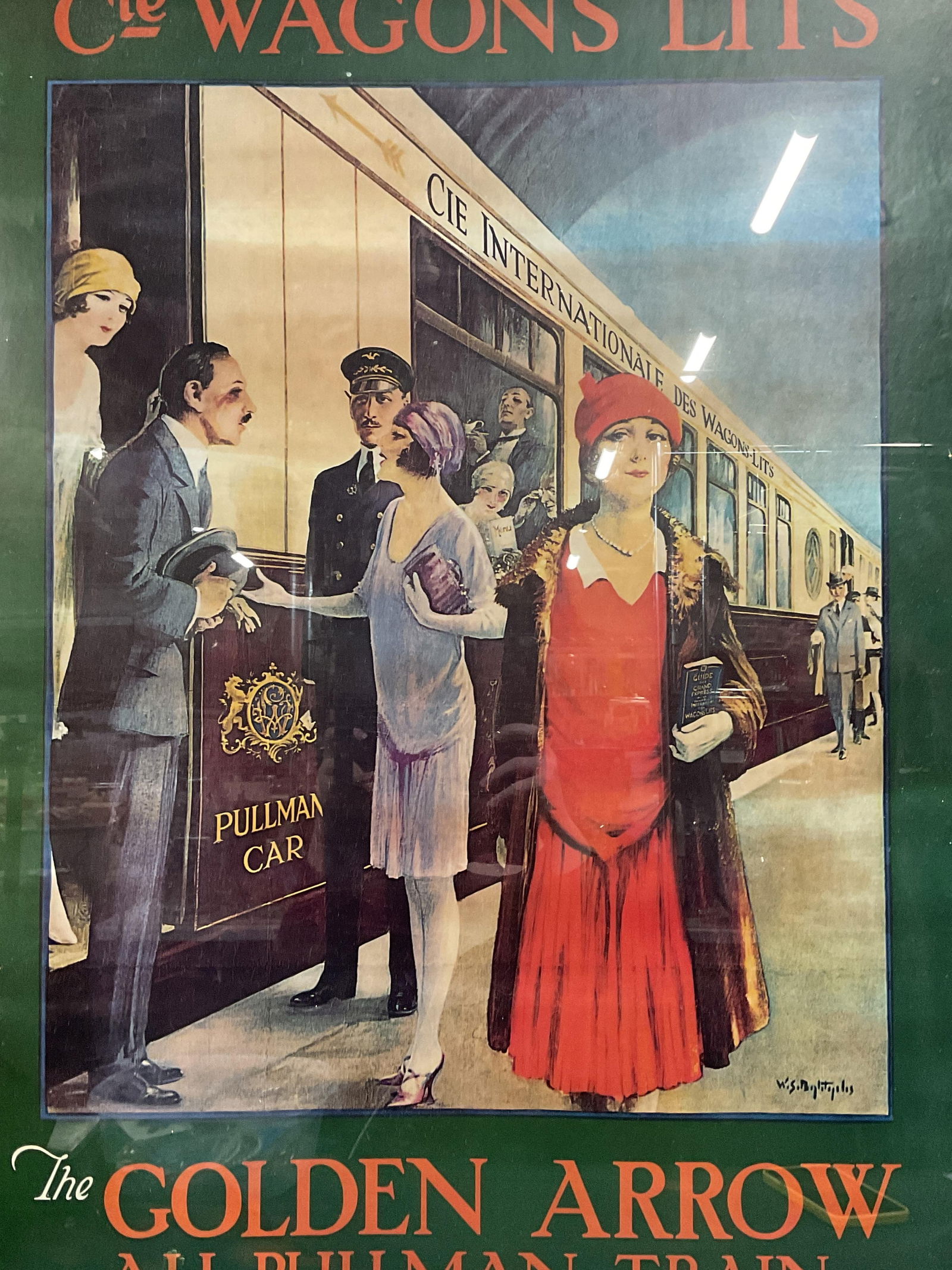Framed Golden Arrow Pullman Train Poster 3ft (1 of 6)