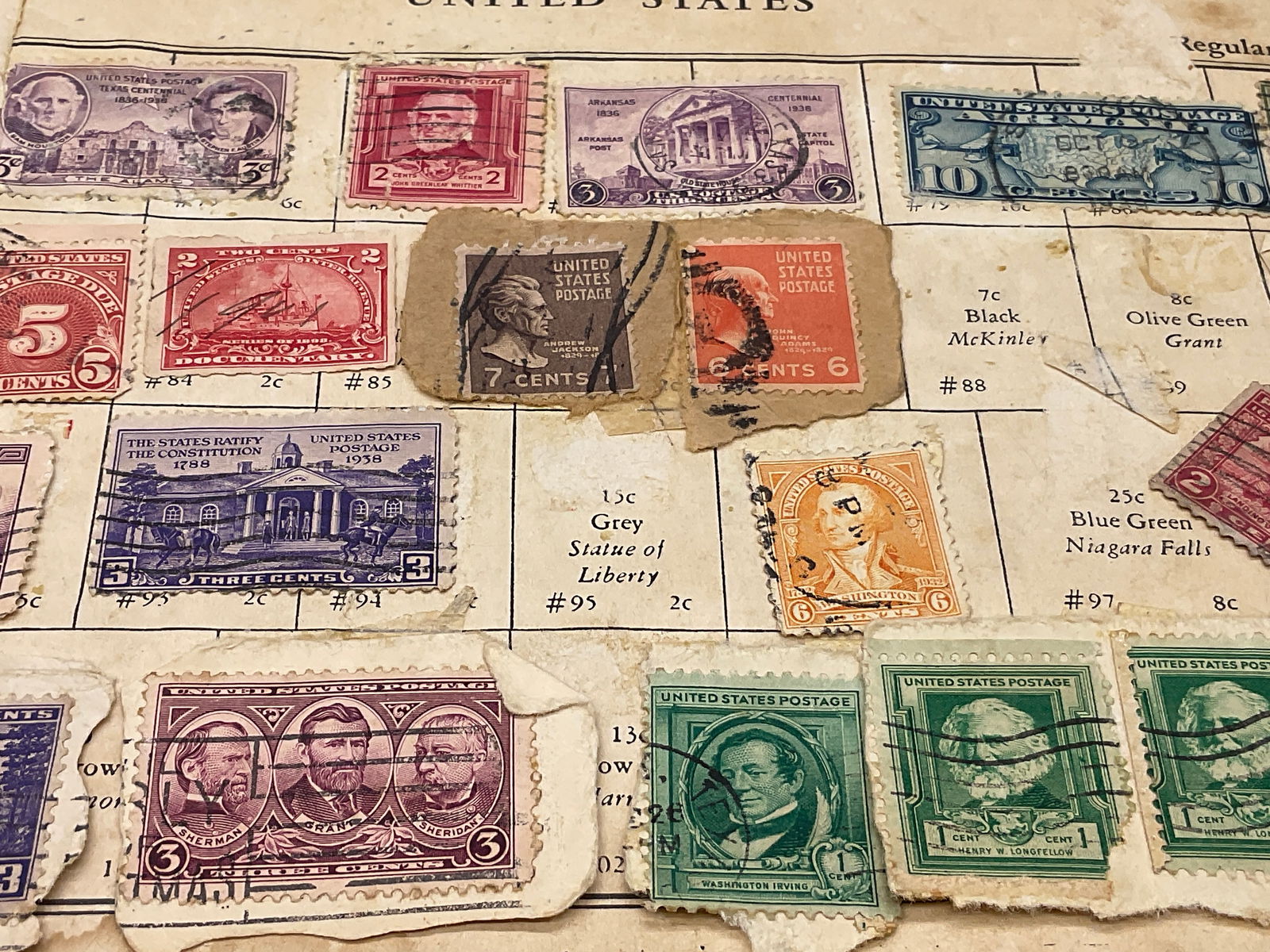 50+ Vintage Stamps & Paper Ephemera, USA+ 1920s+ (1 of 12)