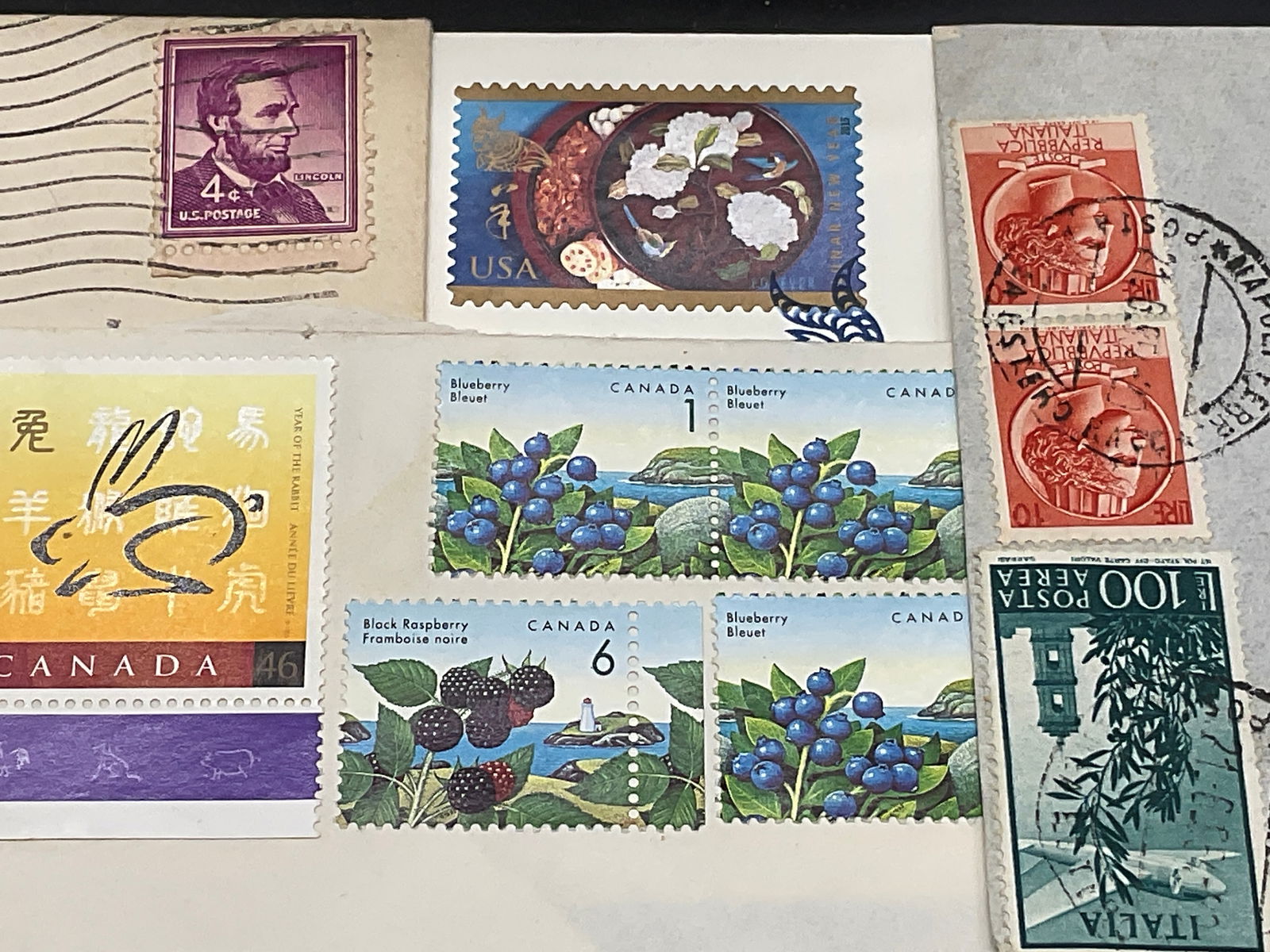 Lot 50+ Vintage & Modern Stamps & Paper Ephemera (1 of 12)