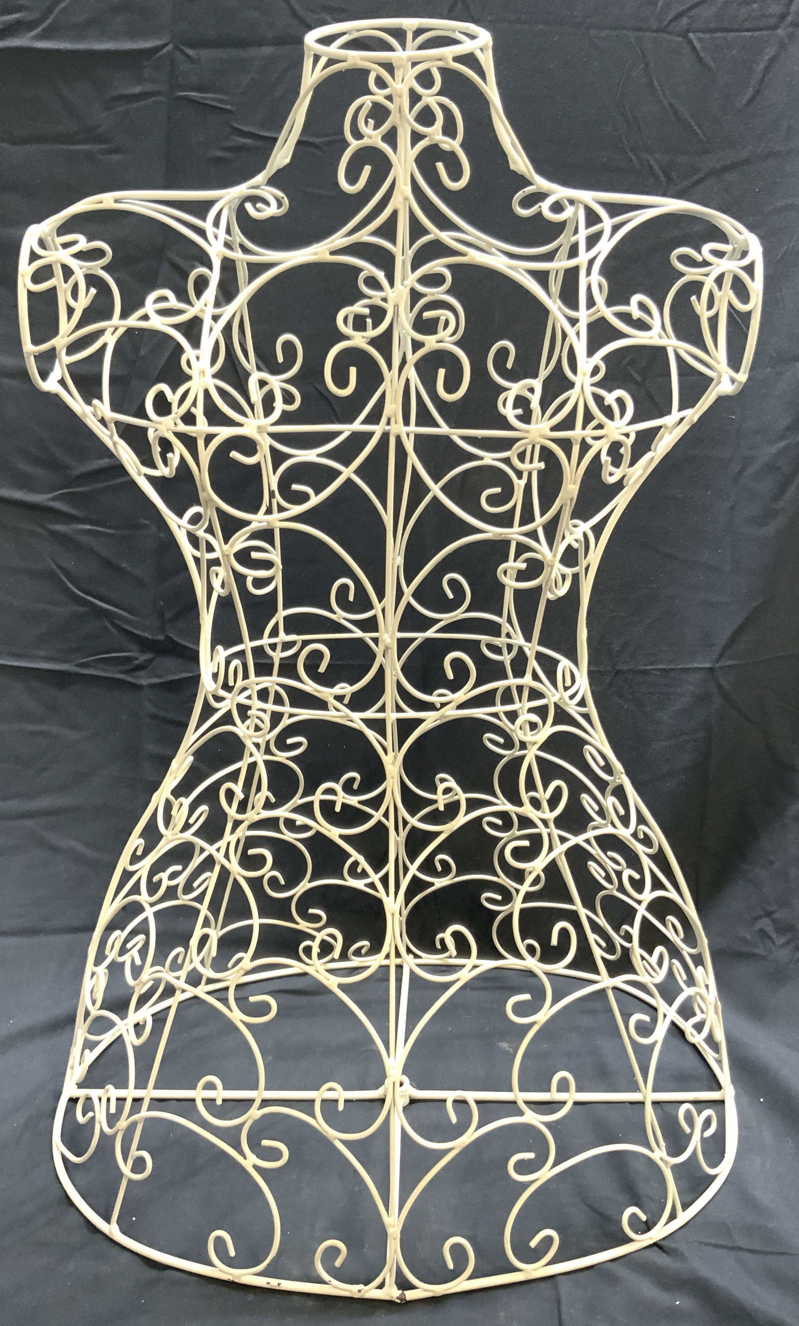 Vintage Metal Wire Dress Form Mannequin 25.5in (1 of 8)