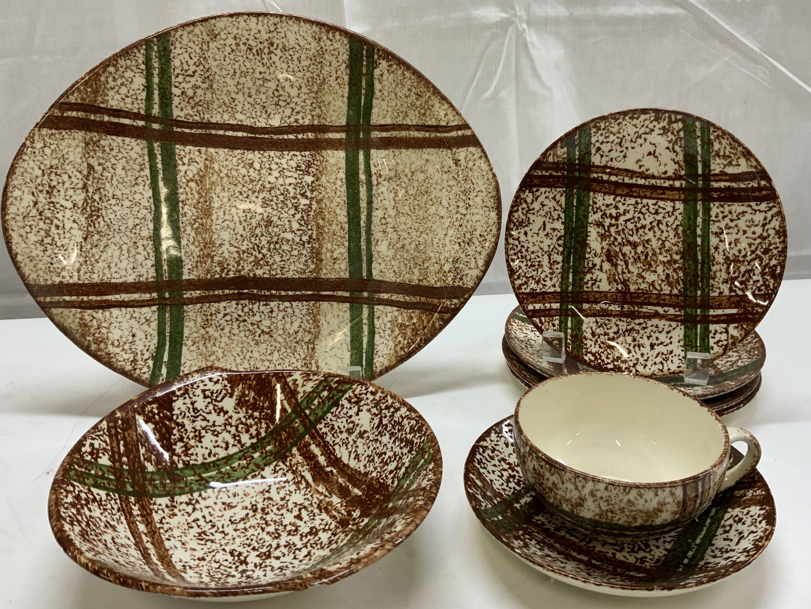 Group Lot Blue Ridge Southern Potteries Plates&Cup (1 of 10)