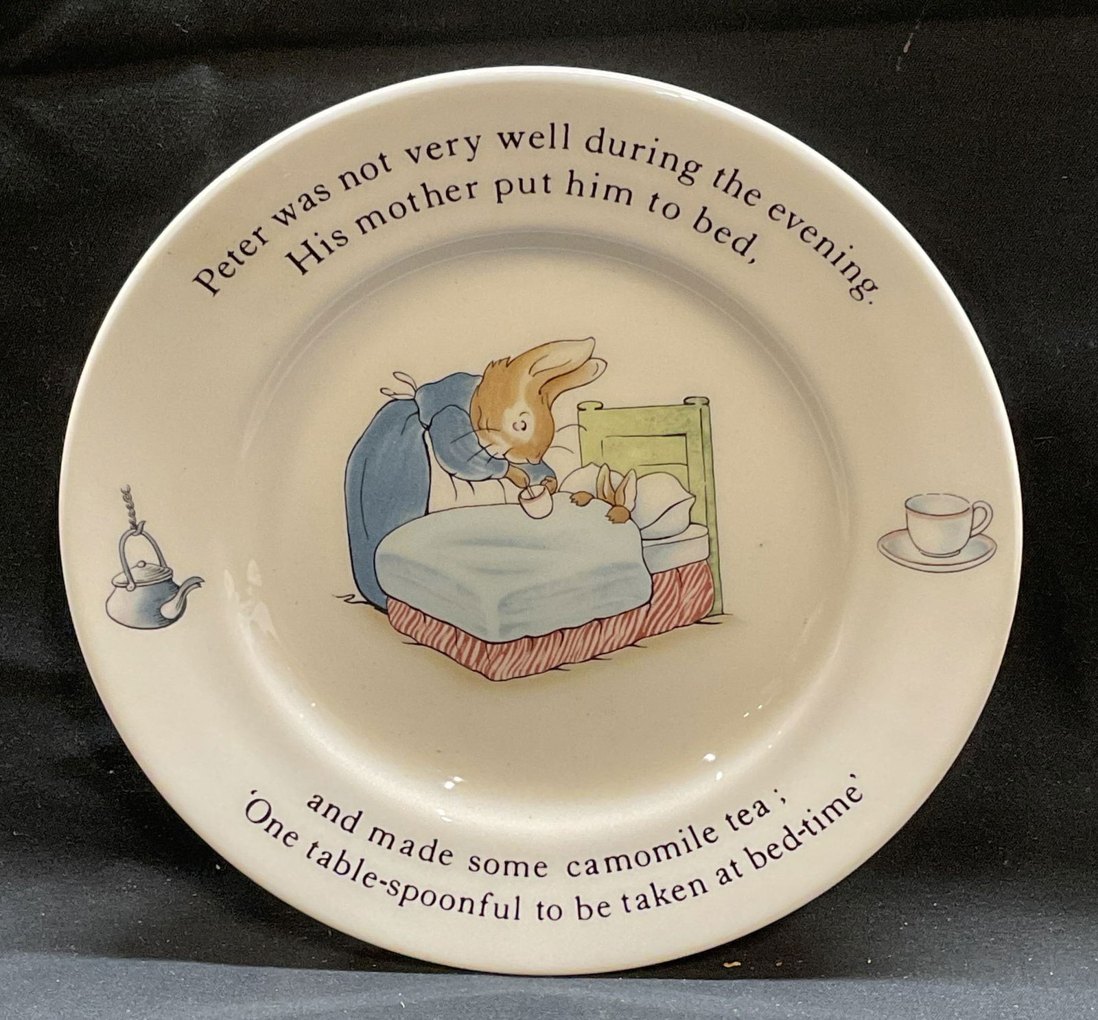 Wedgwood Porc Peter Rabbit Childrens Plate England (1 of 6)
