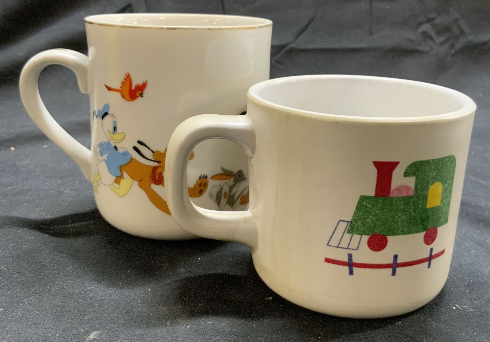 2 Mugs, Disney Vintage Porc Japan & Peco Melamine (1 of 7)