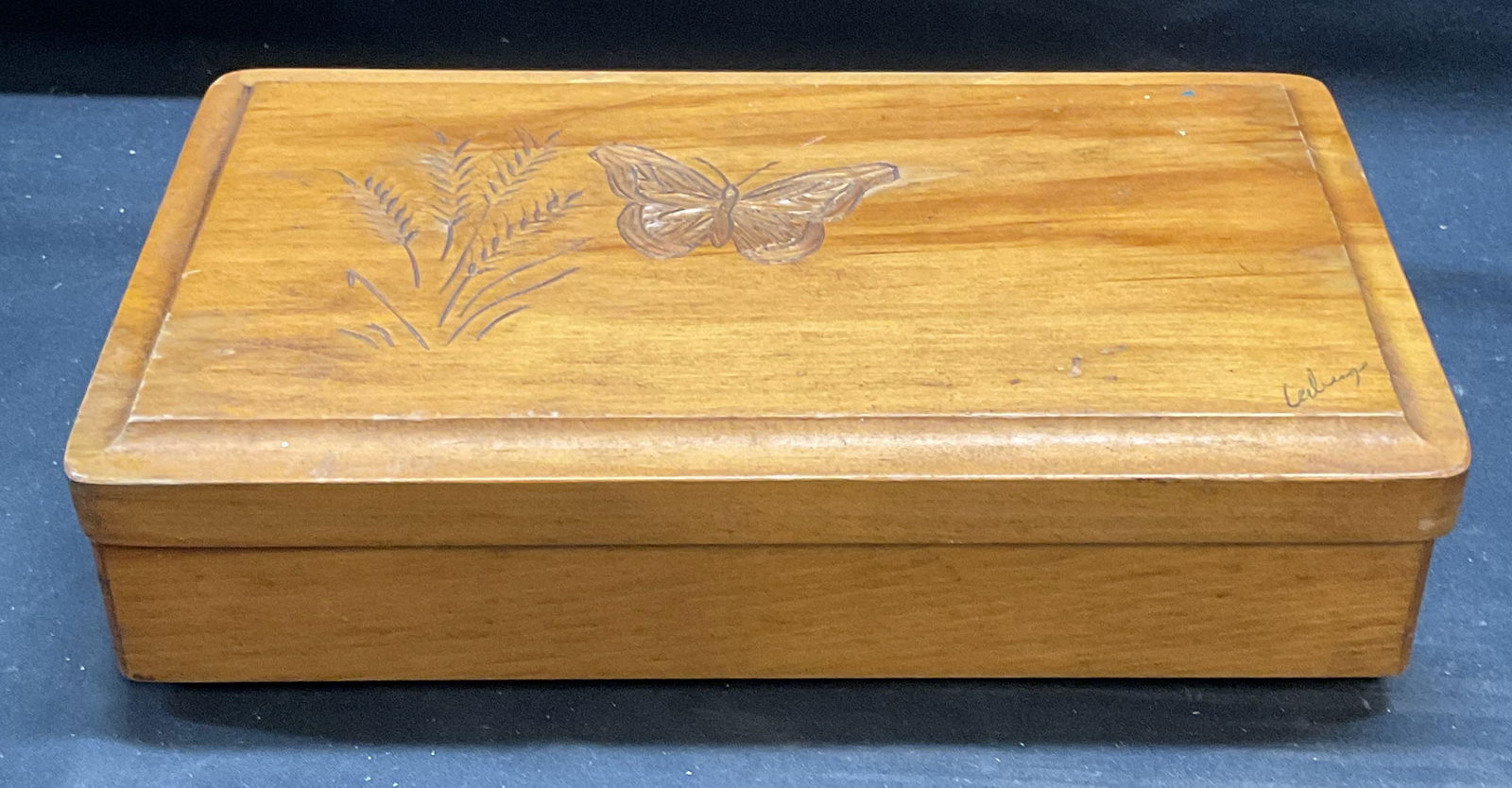 Gerard Craft Carved Wood Jewelry Box (1 of 6)