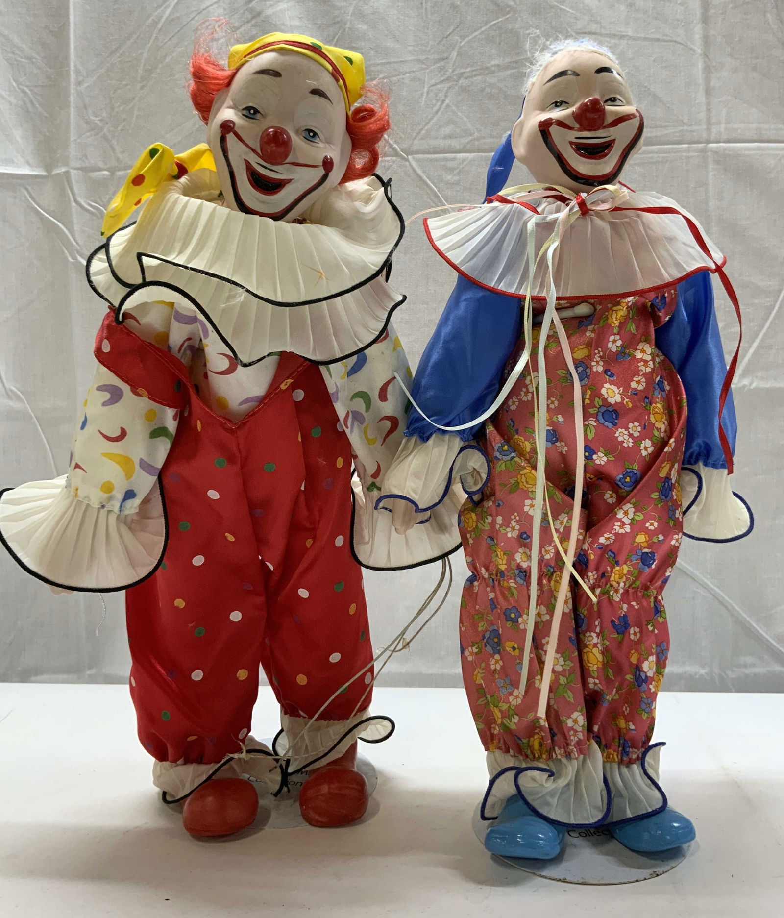 Lot 2 The Heritage Mint Collection Porcelain Clown (1 of 9)
