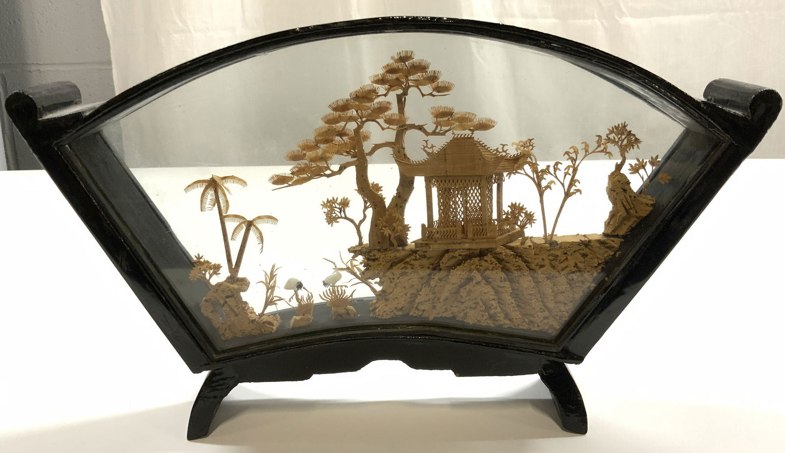 Vintage Chinese Cork Carving Diorama (1 of 8)