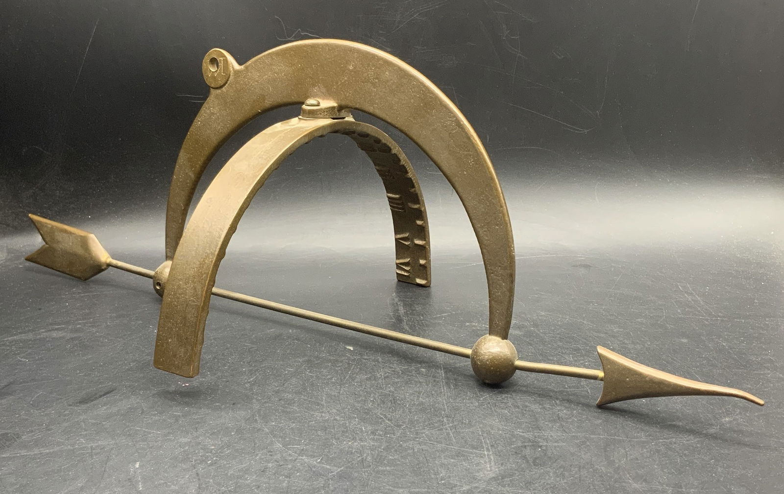 Painted Iron Armillary Hemisphere (1 of 10)