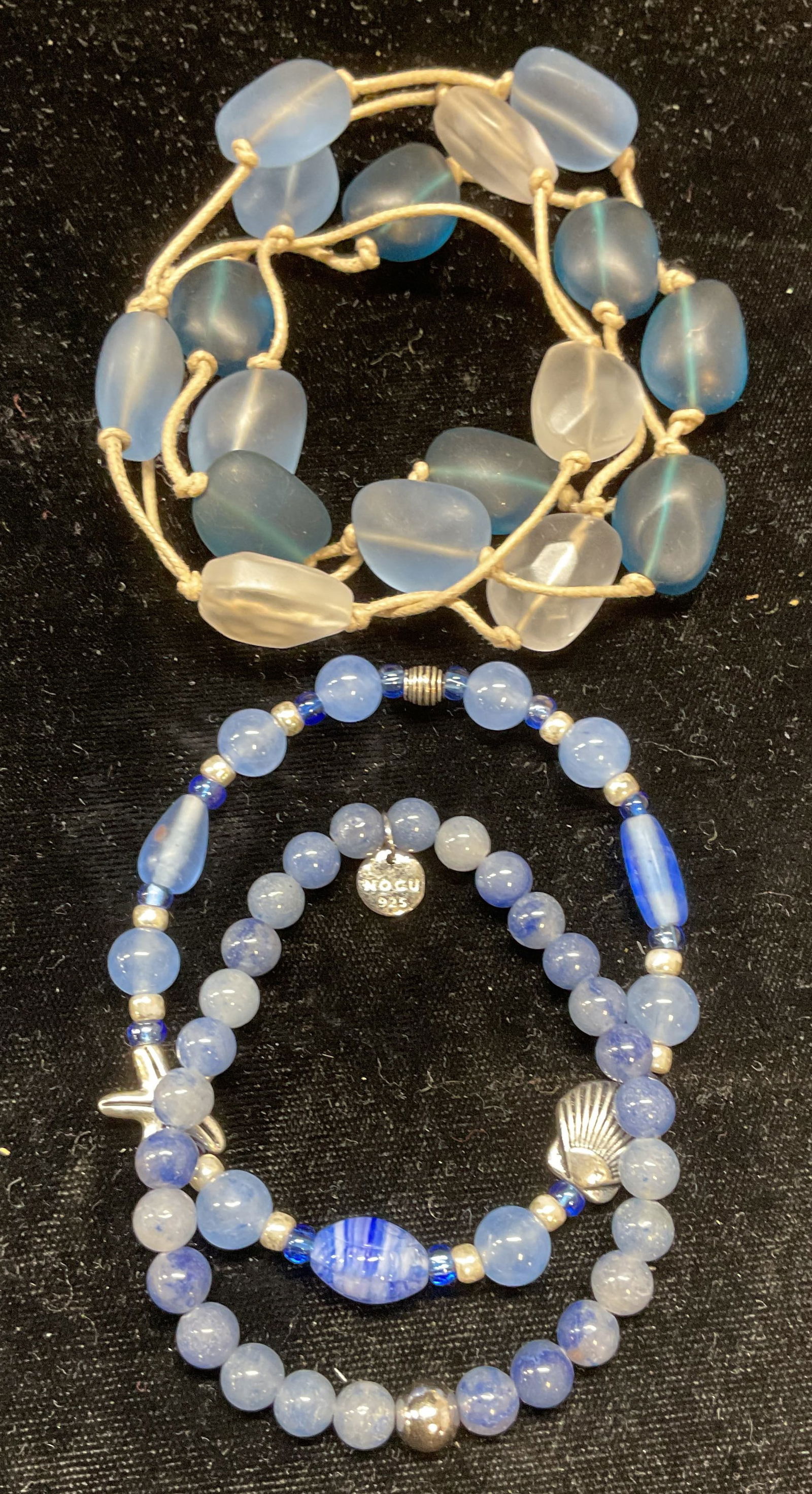 Lot 3 Nogu Semiprecious Sterling Silver Bracelet + (1 of 6)