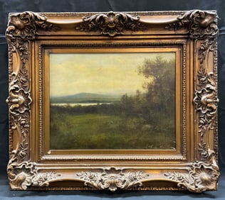 19th Century T. B. Griffin Landscape Oil Painting