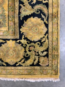 Vtg Ovrsz Handmade Oriental Wool Area Rug