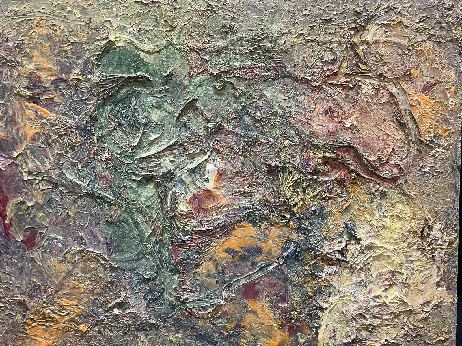 Abstract Composition Oil on Board Painting (1 of 6)