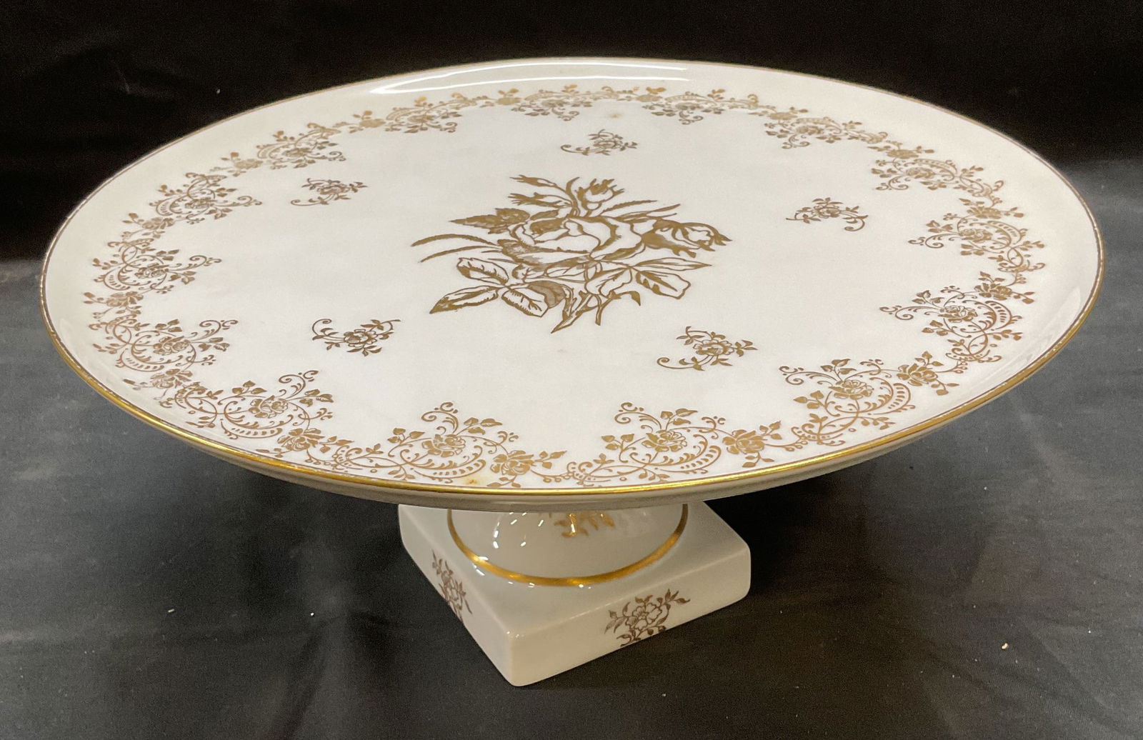 Kings Royal Limoges Porcelain Cake Stand, France (1 of 6)