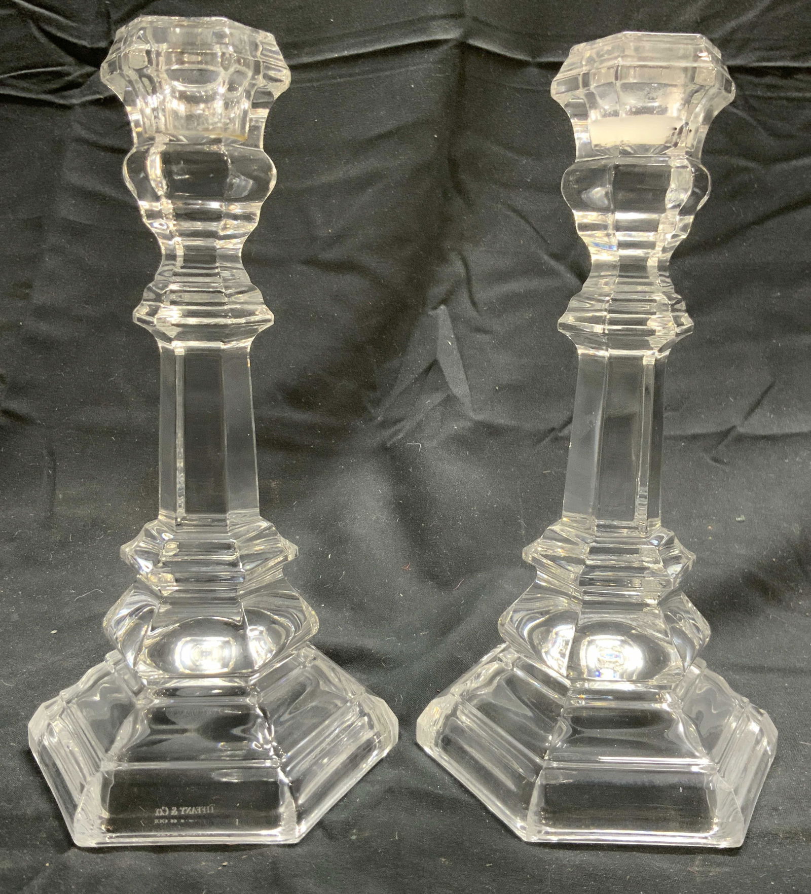 TIFFANY & CO Pr Crystal Candlesticks (1 of 8)