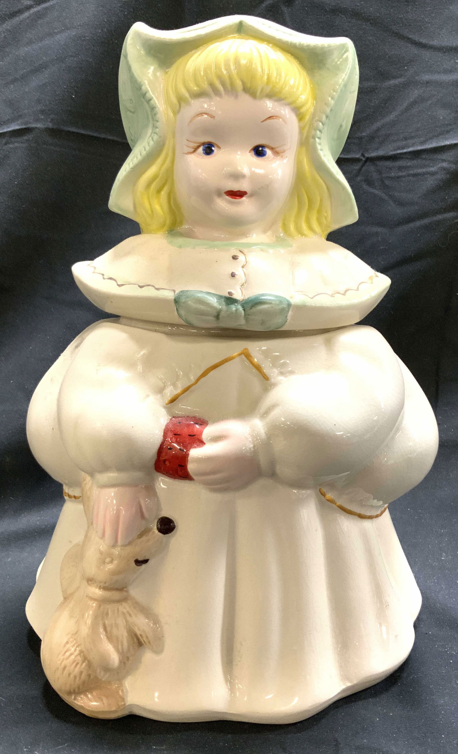 MCCOY Goldilocks Porcelain Cookie Jar W Lid (1 of 10)