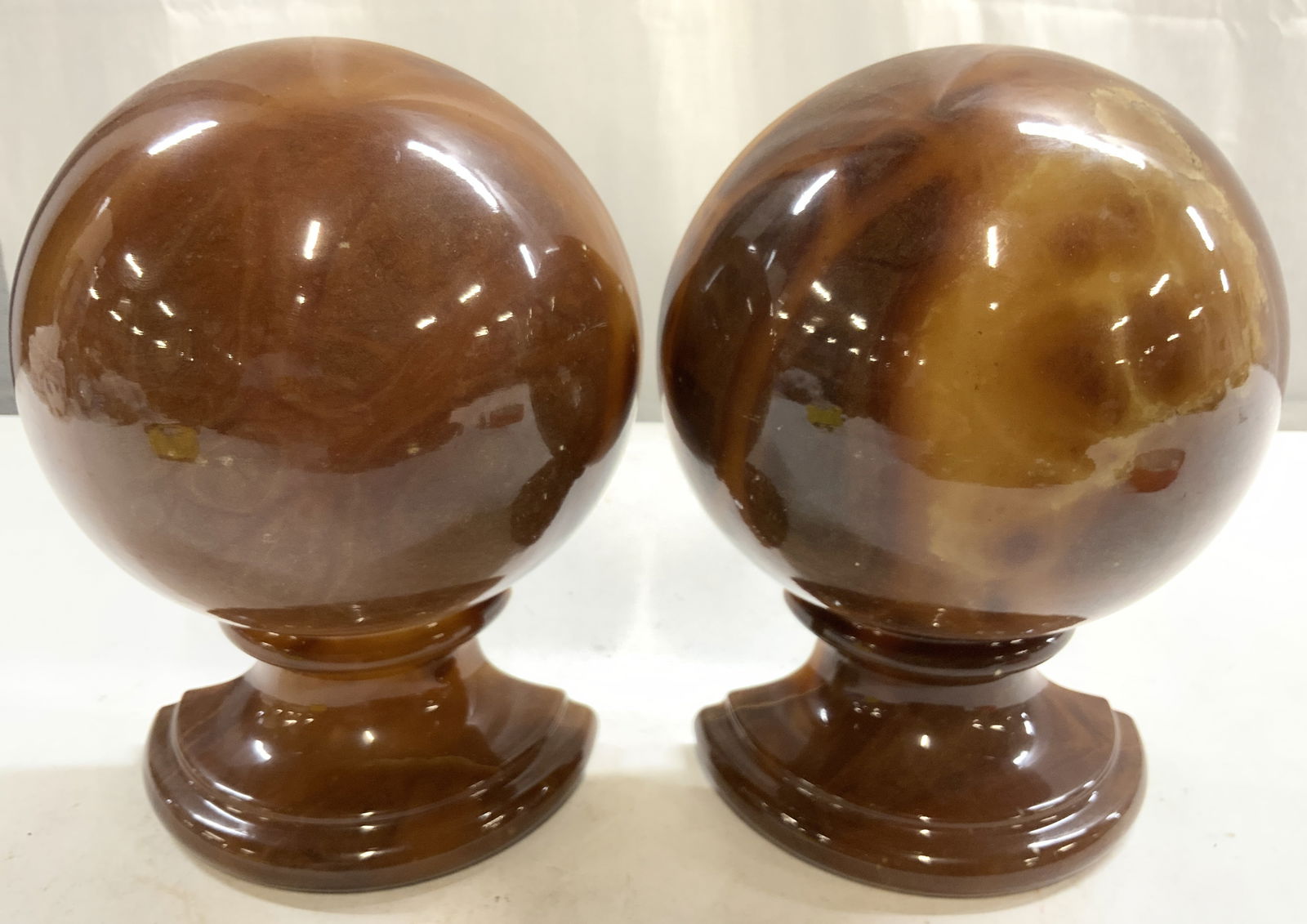 DUCCESCHI Pr Vntg Italian Alabaster Bookends Italy (1 of 8)