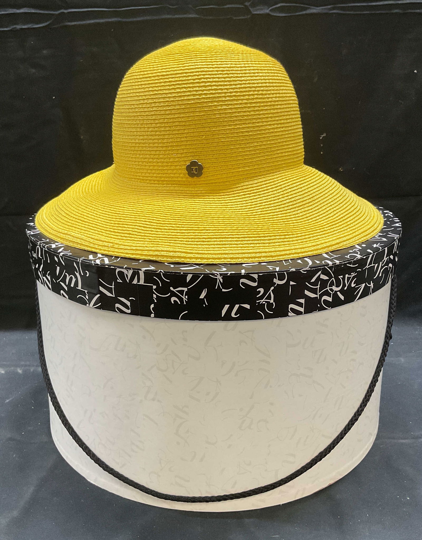 Eric Javits Yellow Woven Straw Hat NWOT (1 of 10)
