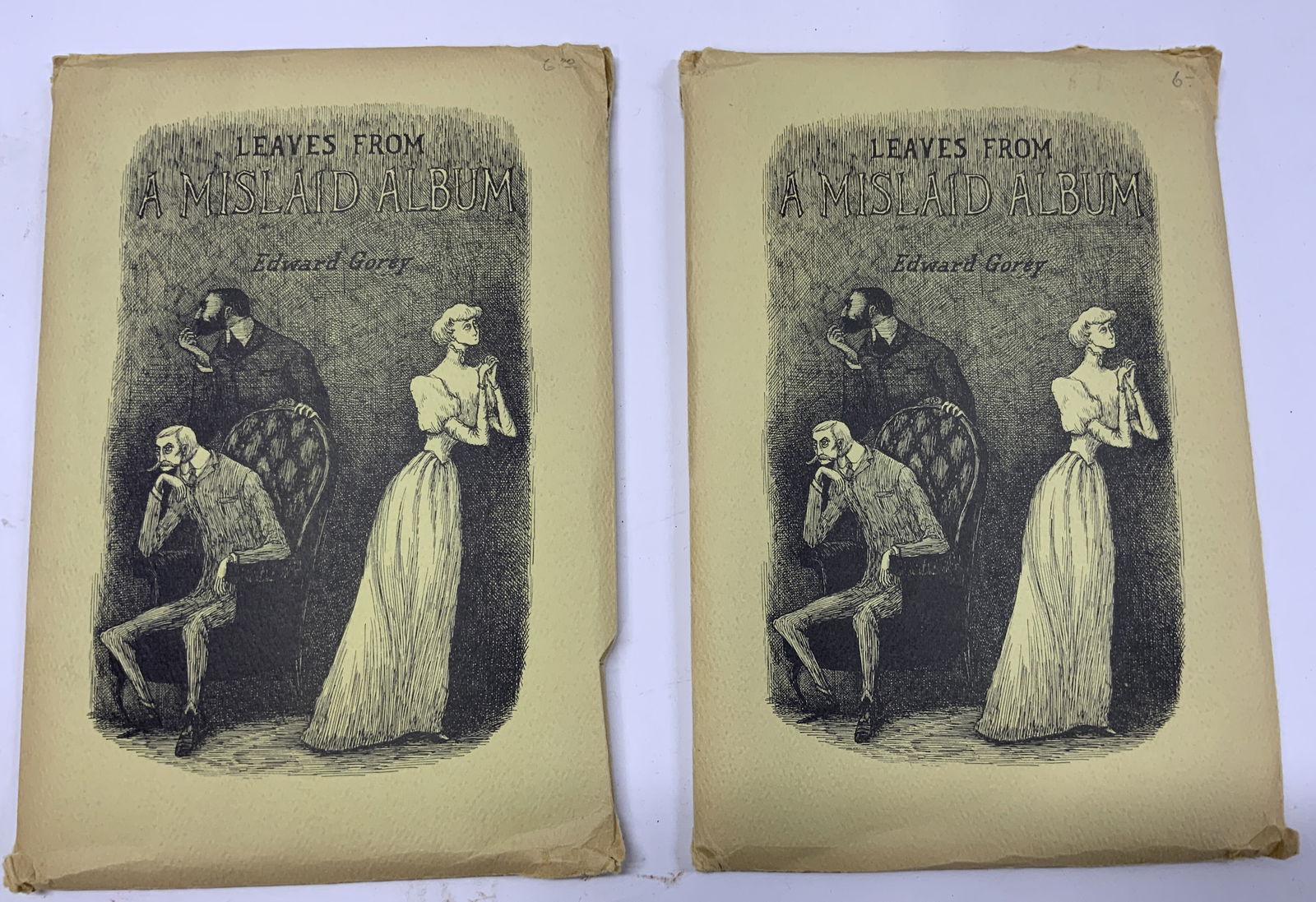 2 Vntg Leaves Edward Gorey A Mislaid Album 1972 (1 of 16)