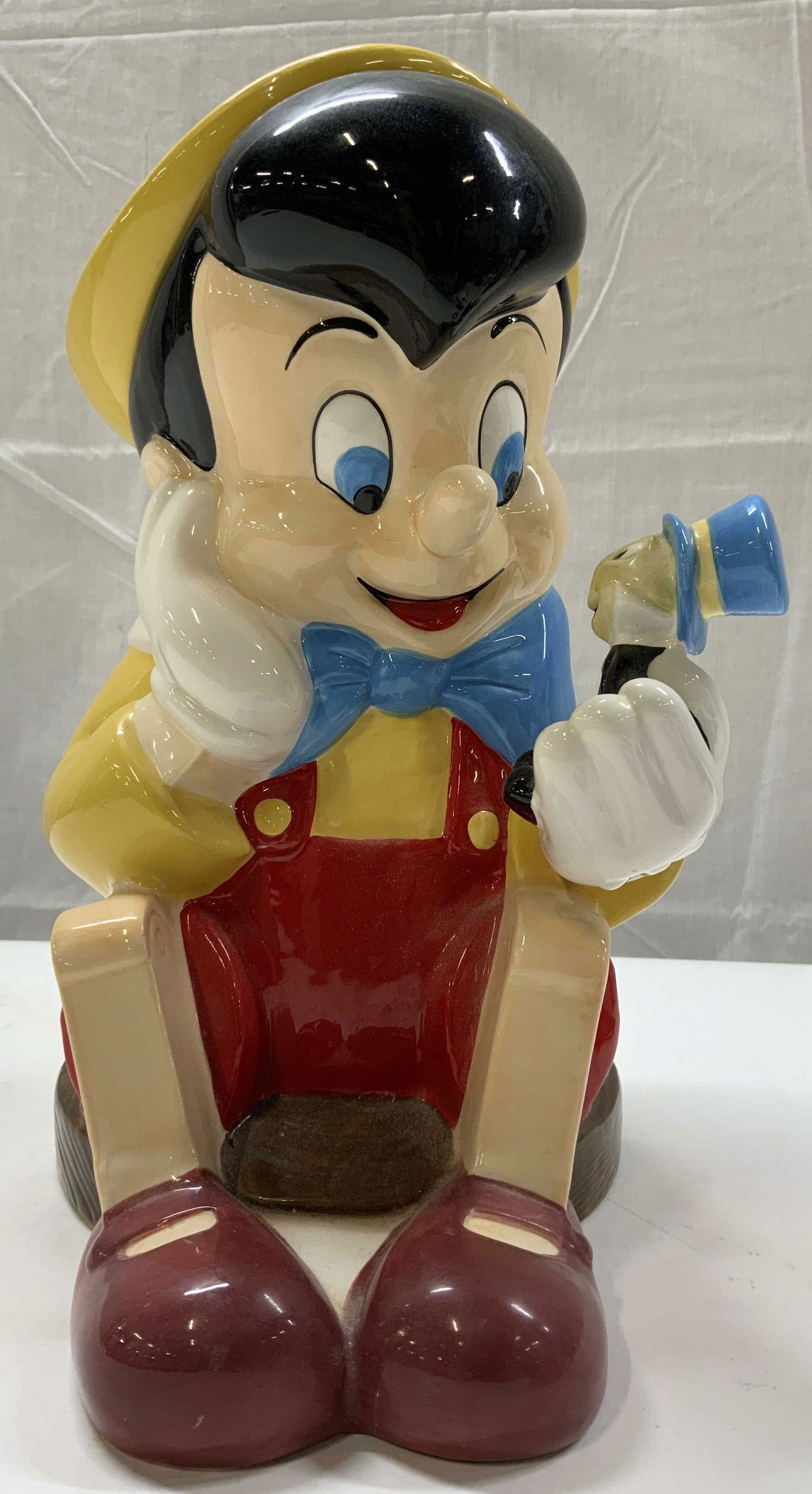 Vntg TREASURECRAFT DISNEY Pinocchio Cookie Jar (1 of 8)