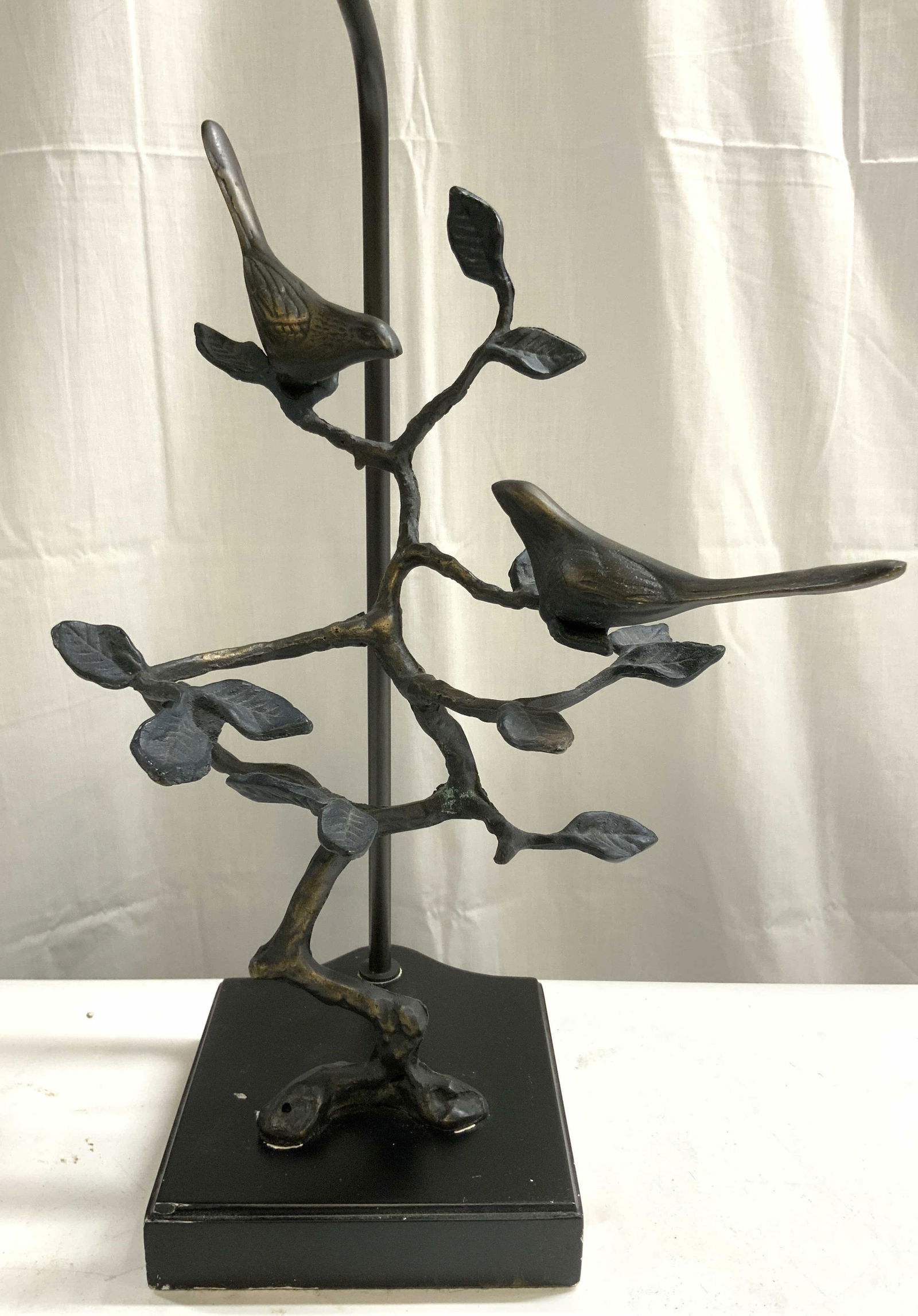 FREDERICK COOPER Gilt Metal Bird Table Lamp (1 of 9)