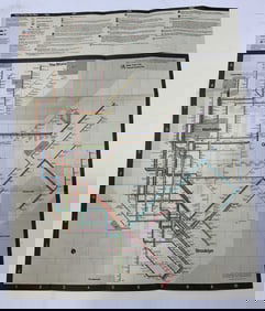 NYC MTA Vignelli Subway Map