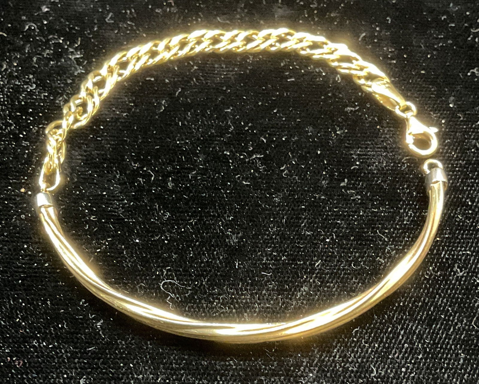 Vtg Milor 18k Yellow Gold Chain Bracelet, Italy (1 of 6)