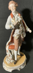SITZENDORF DRESDEN Porc 18thC Man Figural Germany