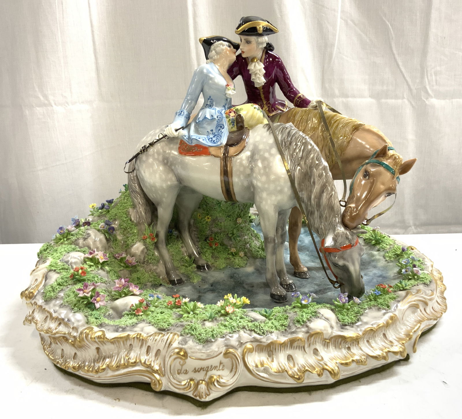 LUIGI FABRIS CAPODIMONTE LA SORGENTE Porc Figural (1 of 14)