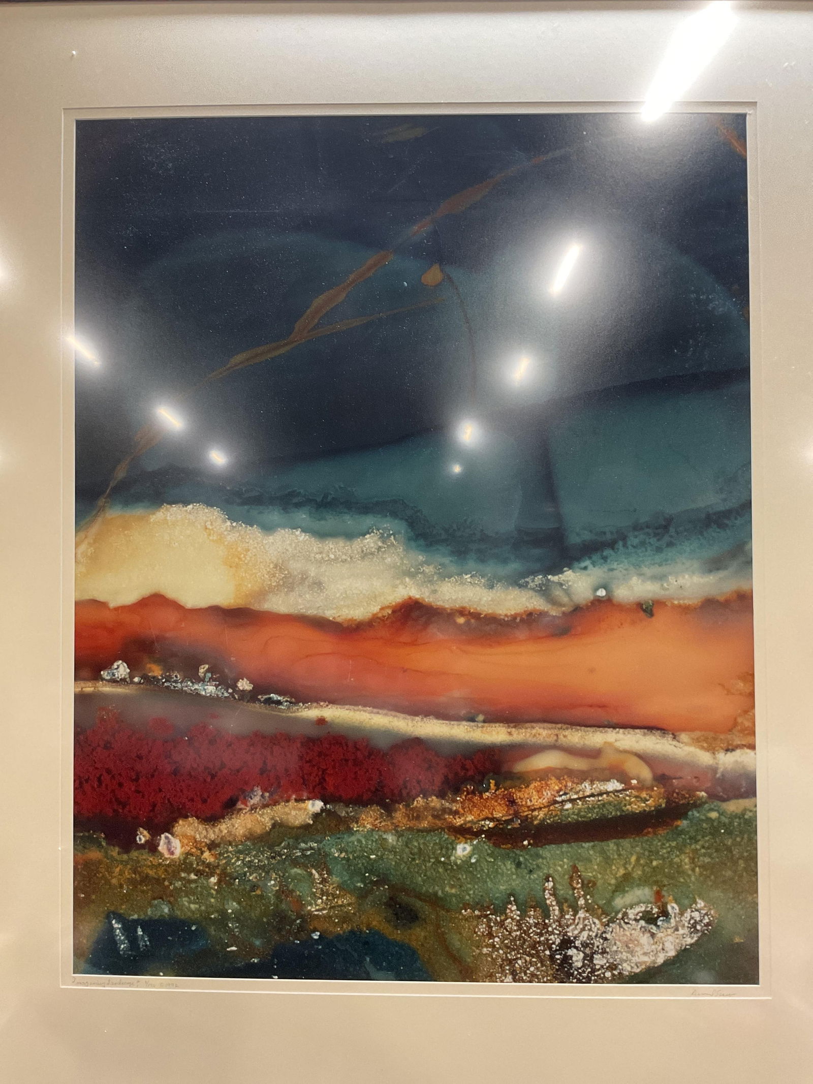 4Ft+ Armand Scavo Imaginary Landscapes Print 1992 (1 of 7)