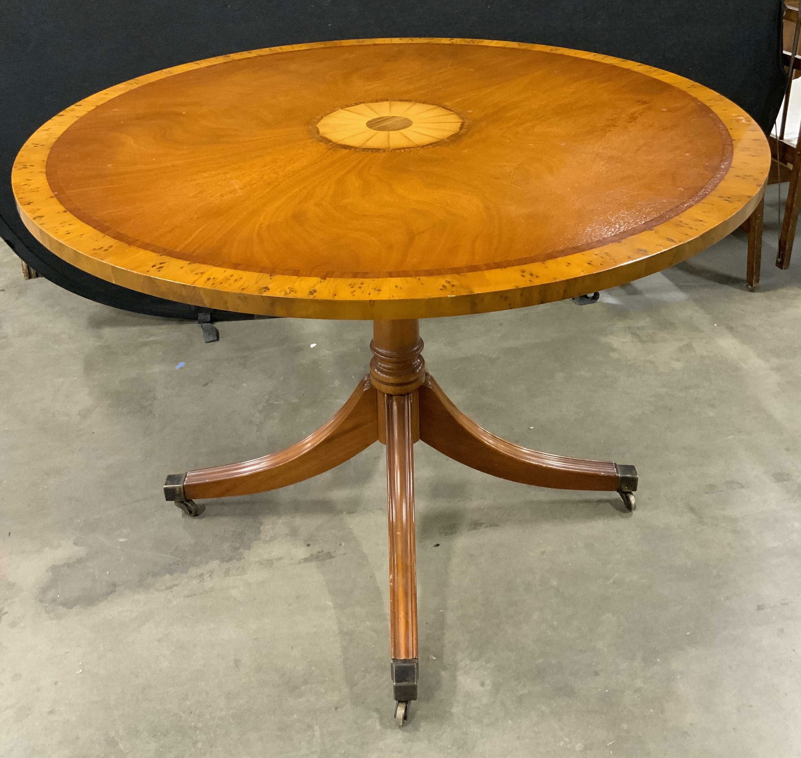 BEVAN FUNNEL LTD Wooden Circular Table ENGLAND (1 of 7)