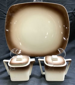ORCHARDWARE Serv Plate Crm & Sugar Dishes, Lids US