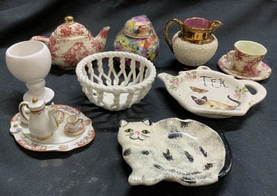 Lot 9 Assorted Porcelain Tabletop